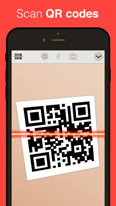 QR Reader for iPhone screenshot 1