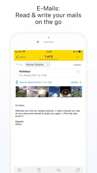 WEB.DE - Mail, Cloud & News screenshot 2