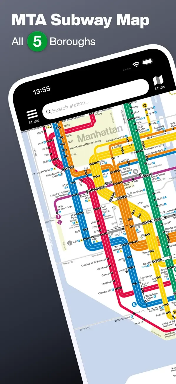 New York Subway MTA Map NYC screenshot 1