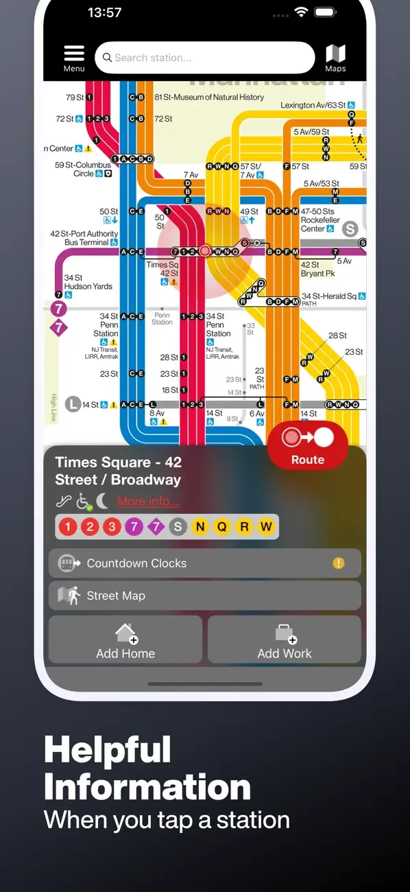 New York Subway MTA Map NYC screenshot 5