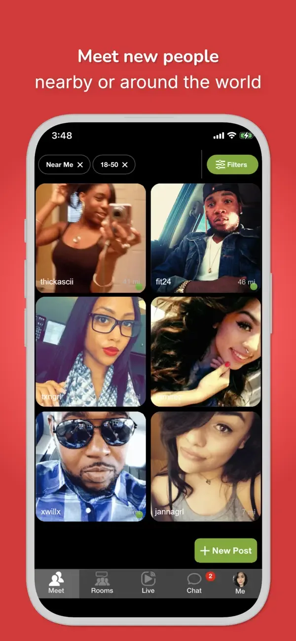 Moco - Chat, Meet People screenshot 2