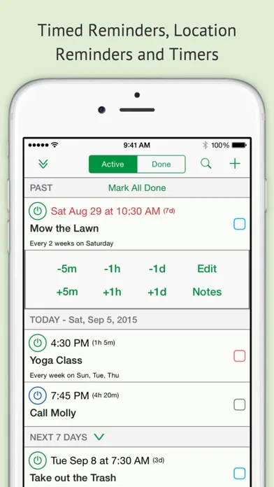 Alarmed ~ Reminders + Timers screenshot 1