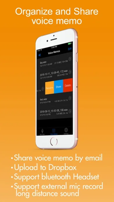 Voice Recorder HD screenshot 4