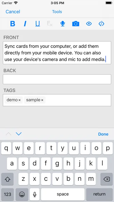 AnkiMobile Flashcards screenshot 3