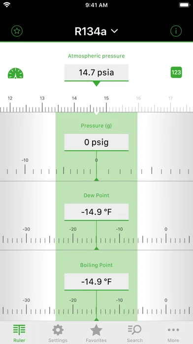 BITZER REFRIGERANT RULER screenshot 1