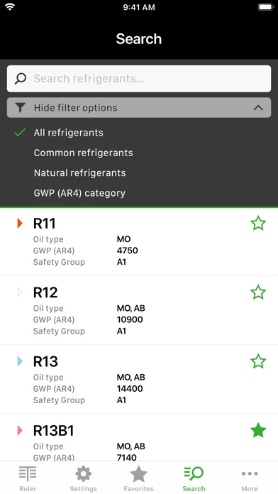BITZER REFRIGERANT RULER screenshot 4