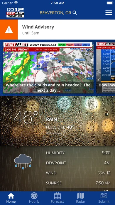 FOX12 Weather screenshot 1