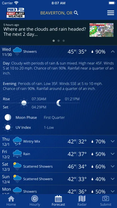 FOX12 Weather screenshot 5