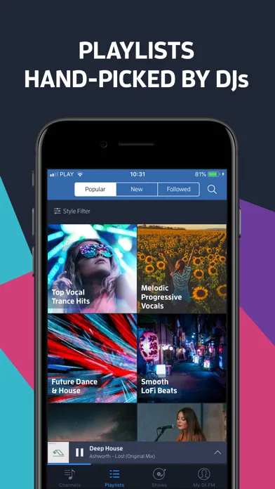 DI.FM - Electronic Music Radio screenshot 2