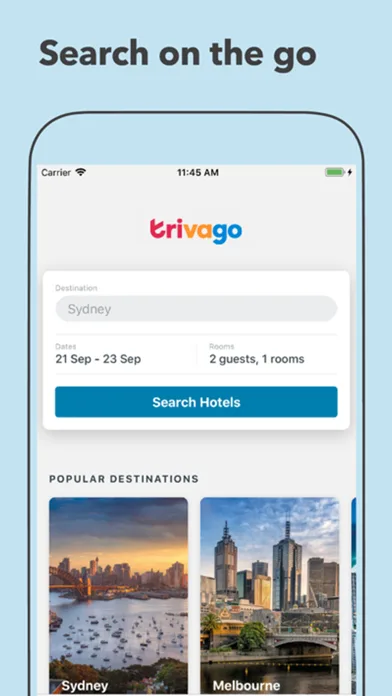 trivago: Compare hotel prices screenshot 1