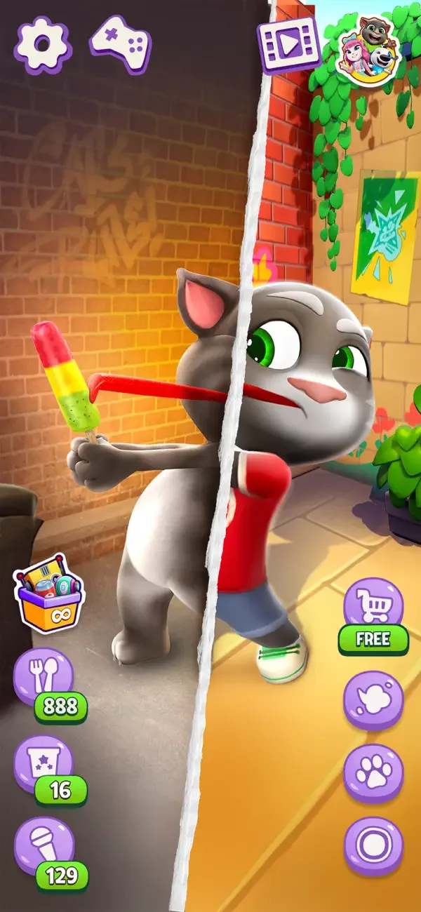 Talking Tom Cat screenshot 1