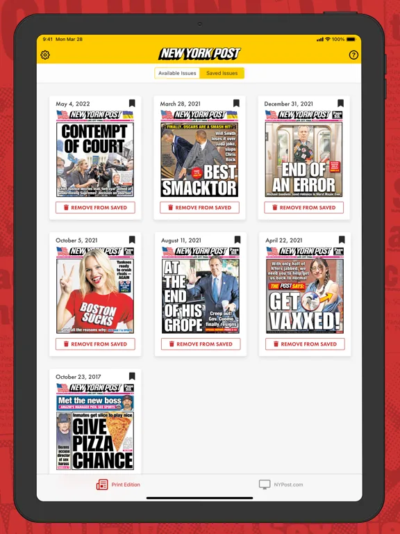 New York Post for iPad screenshot 2