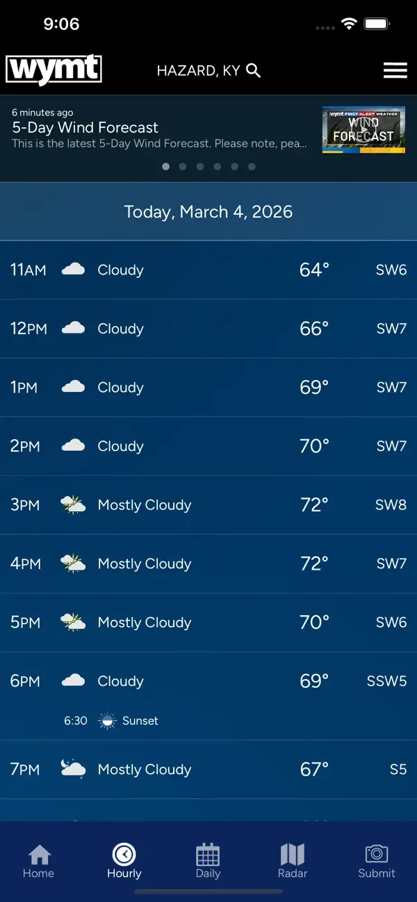 WYMT First Alert Weather screenshot 2