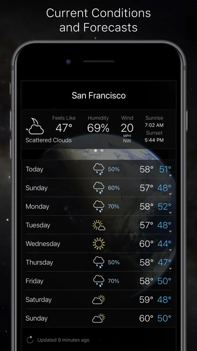 Living Earth - Clock & Weather screenshot 3