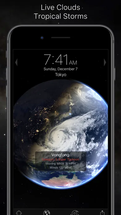 Living Earth - Clock & Weather screenshot 4