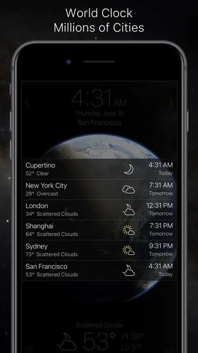 Living Earth - Clock & Weather screenshot 5