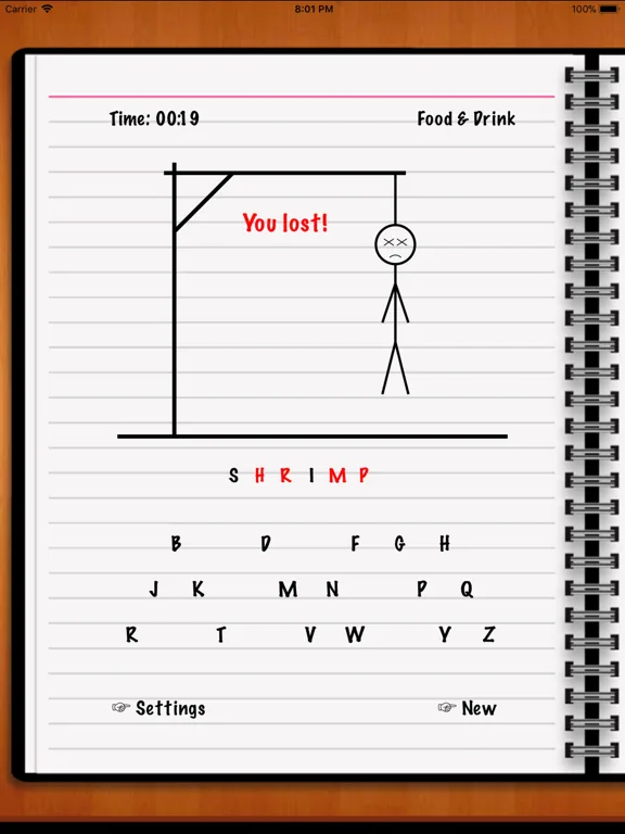 Original Hangman screenshot 1