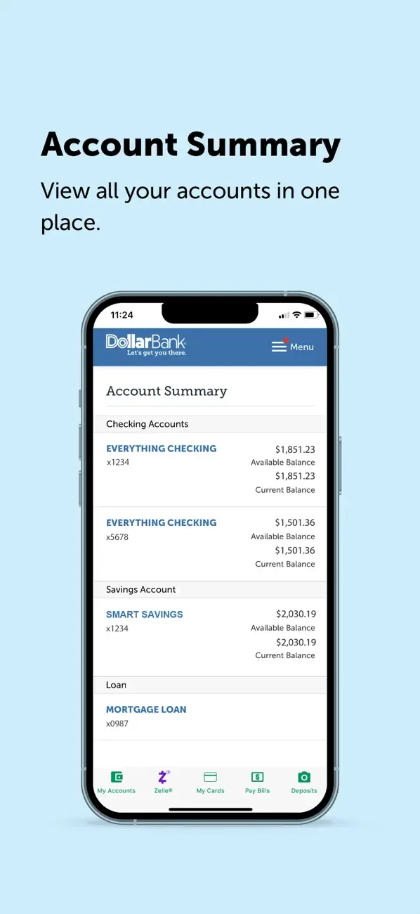Dollar Bank Mobile App screenshot 2