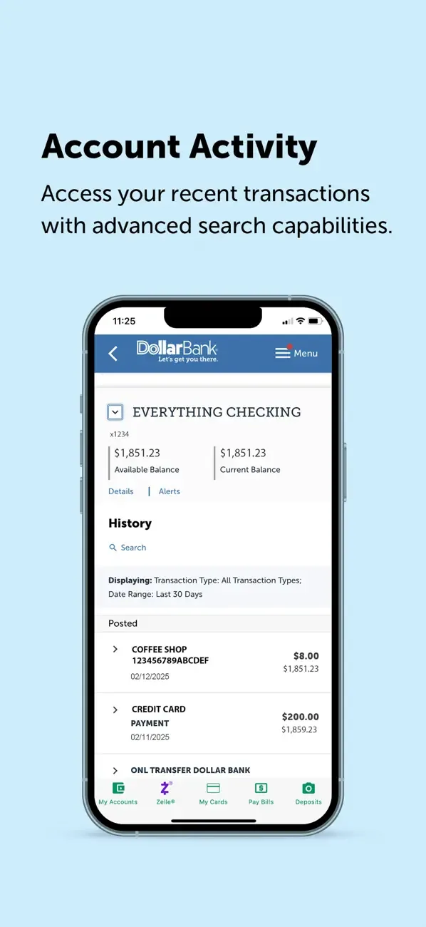 Dollar Bank Mobile App screenshot 3
