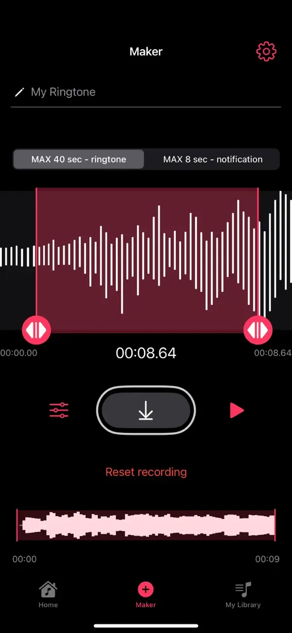 RINGTONE MAKER #1 for iPhone screenshot 5