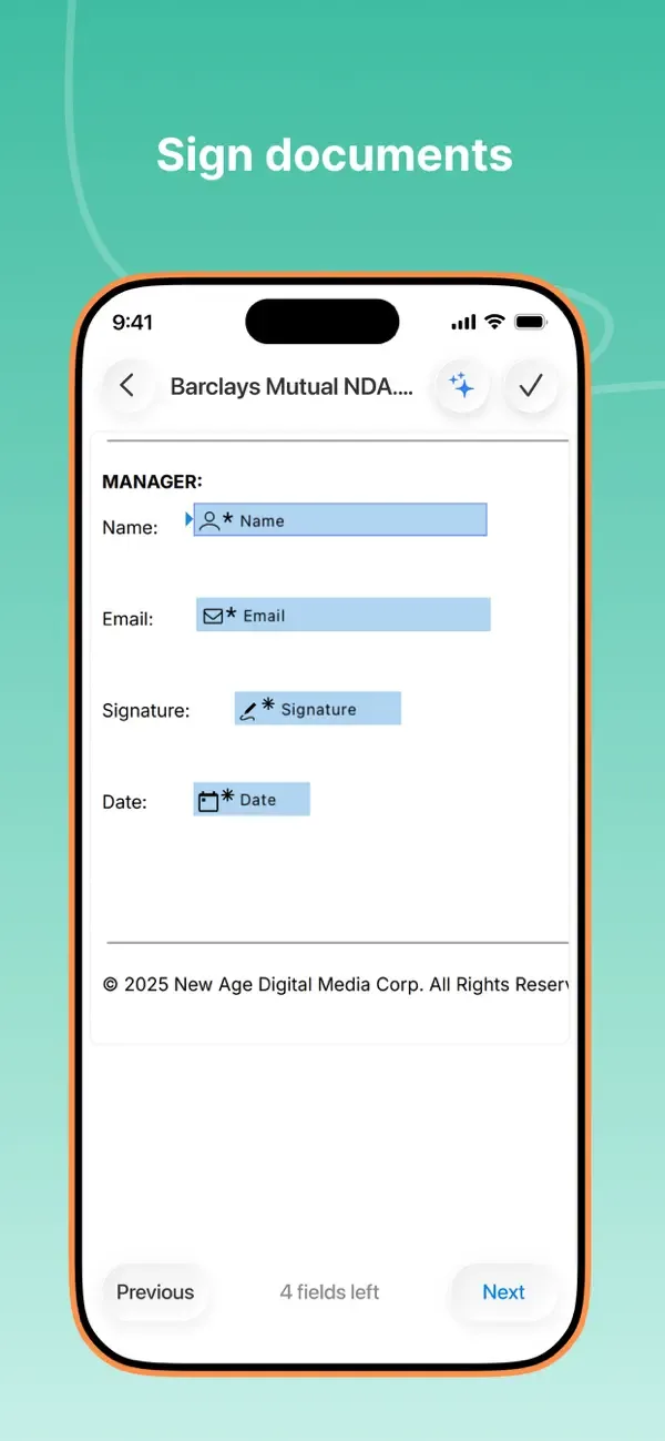 Signeasy－Sign Documents App screenshot 2