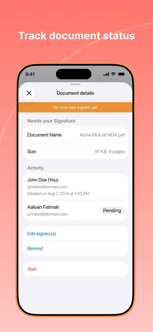 Signeasy－Sign Documents App screenshot 4