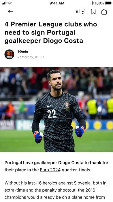 OneFootball: All Soccer Scores screenshot 2
