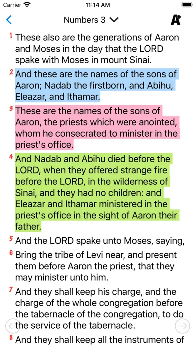 HolyBible K.J.V. screenshot 1