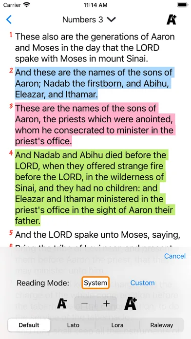 HolyBible K.J.V. screenshot 2