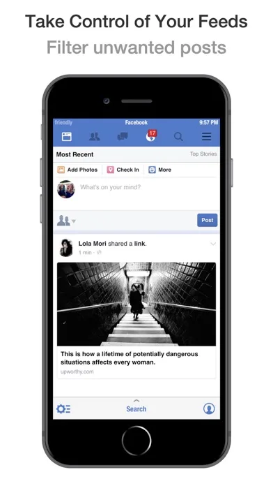 Friendly Plus Social Browser screenshot 2