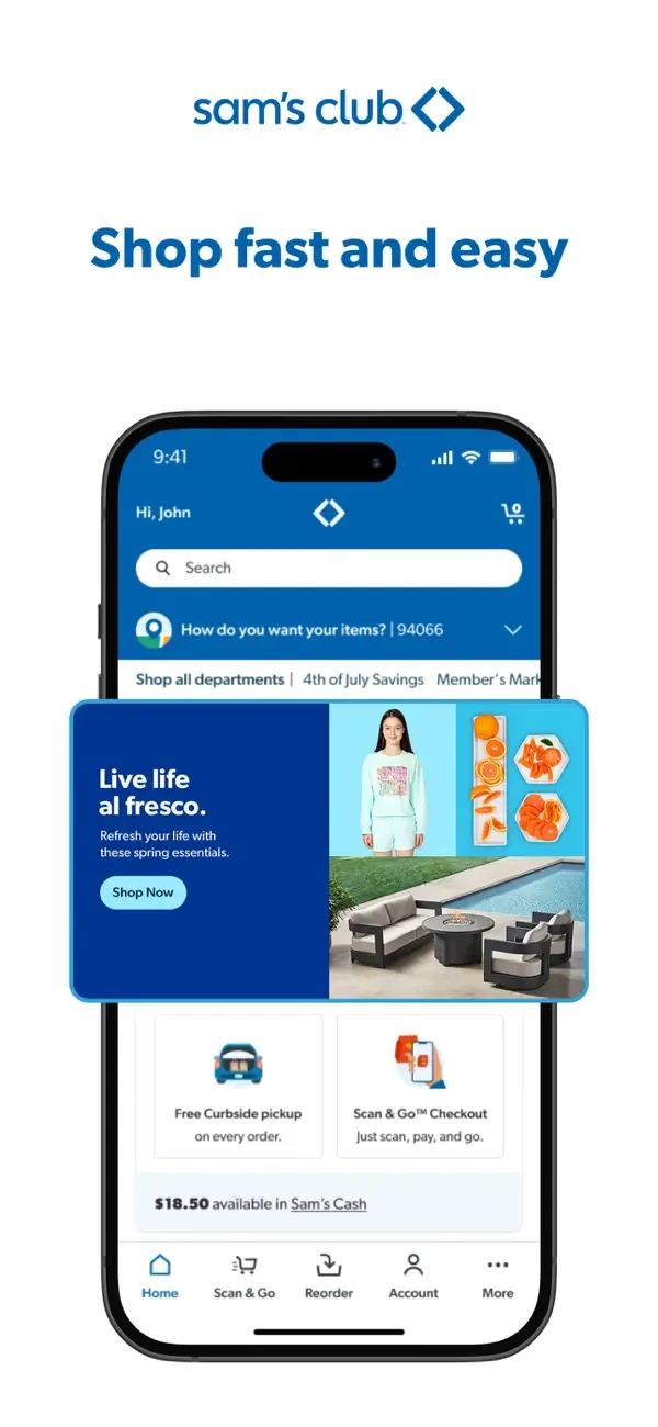 Sam's Club Shopping & Delivery screenshot 1