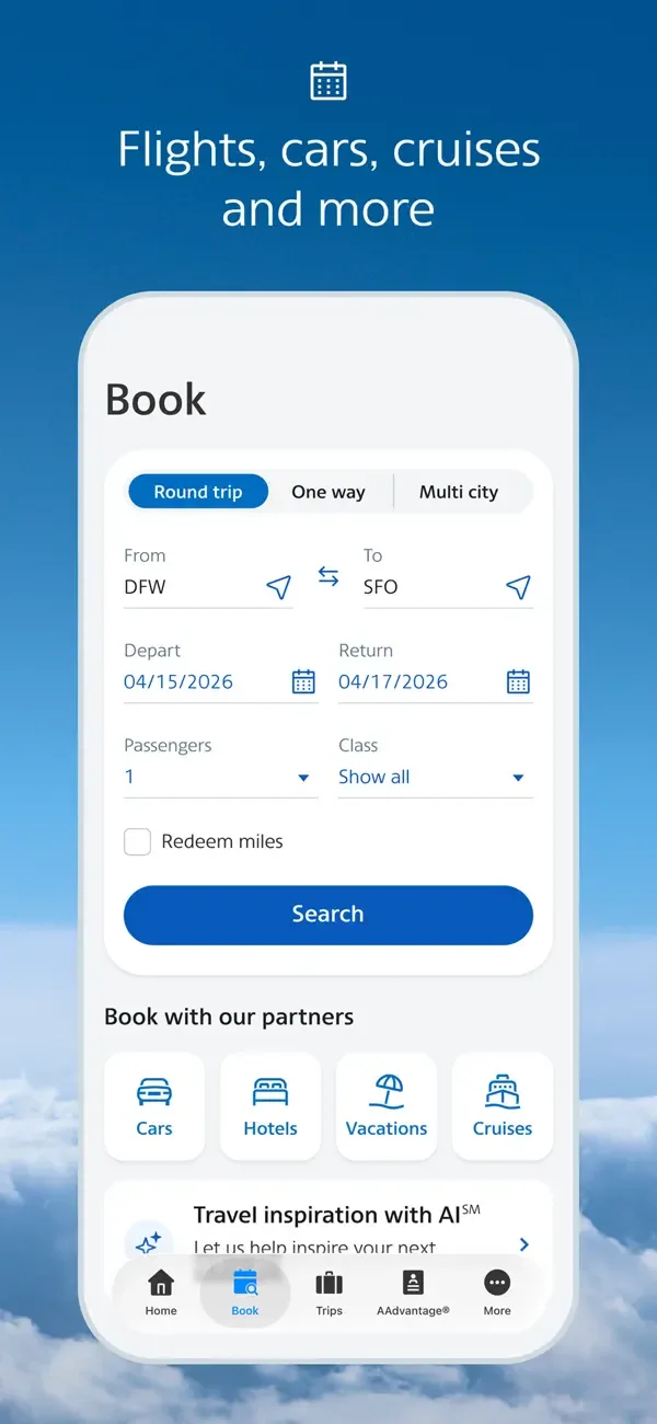 American Airlines screenshot 3