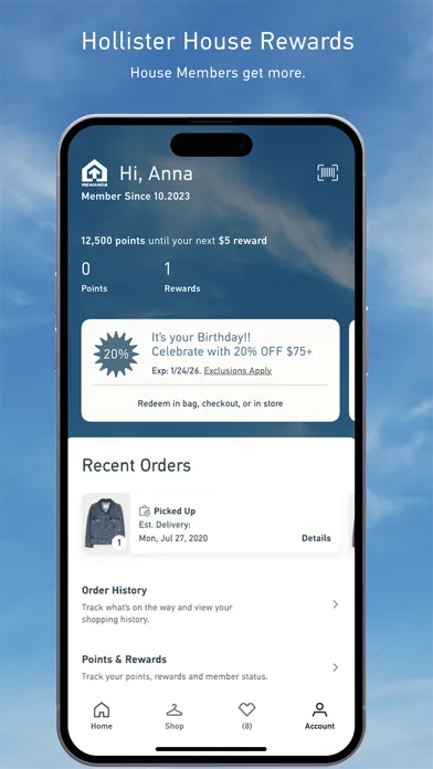 Hollister Co. screenshot 2