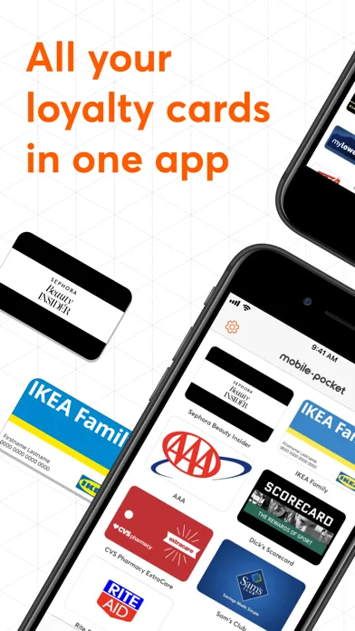 mobile-pocket loyalty cards screenshot 1