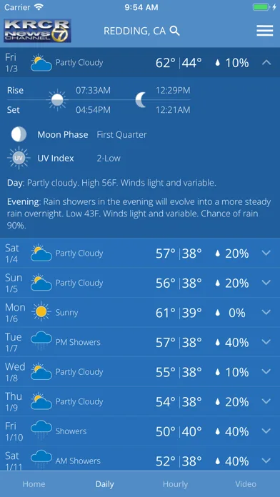 KRCR WX screenshot 3