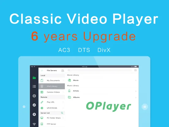 video player - OPlayerHD Lite screenshot 1