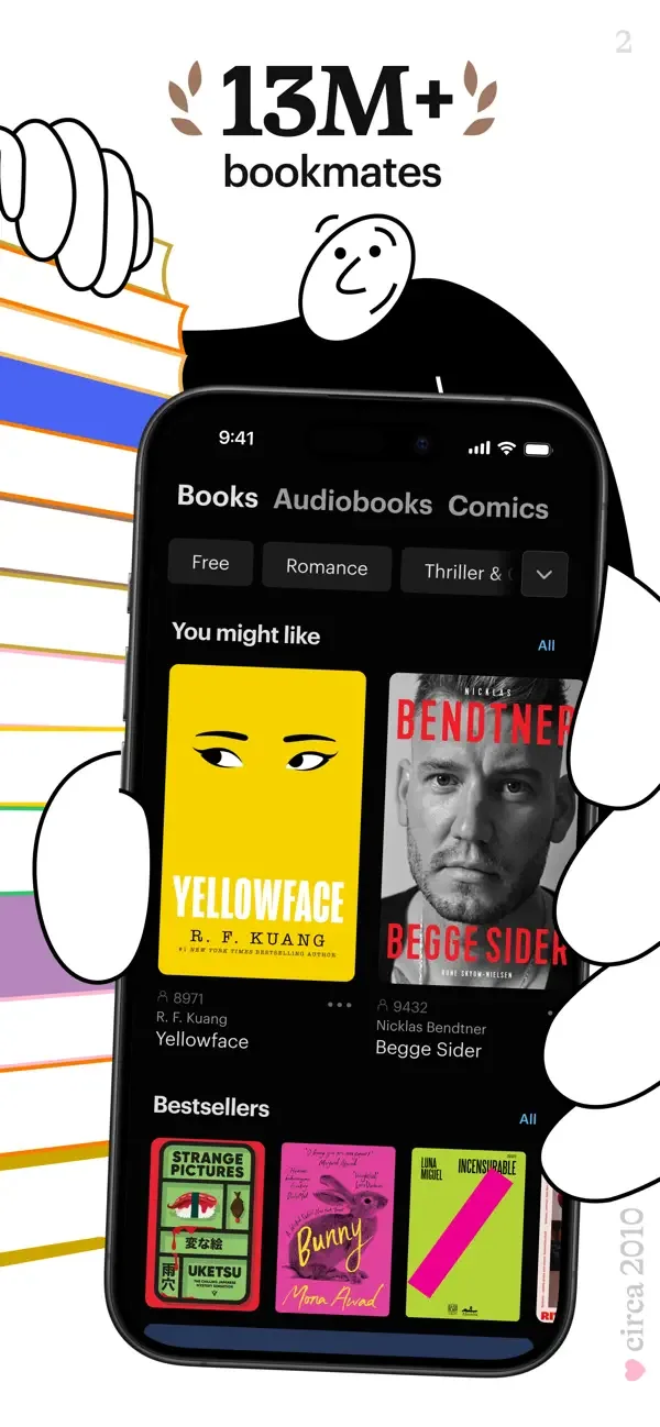 Bookmate. Listen & read books screenshot 2