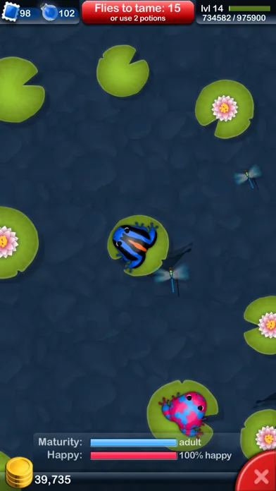 Pocket Frogs: Tiny Pond Keeper screenshot 2