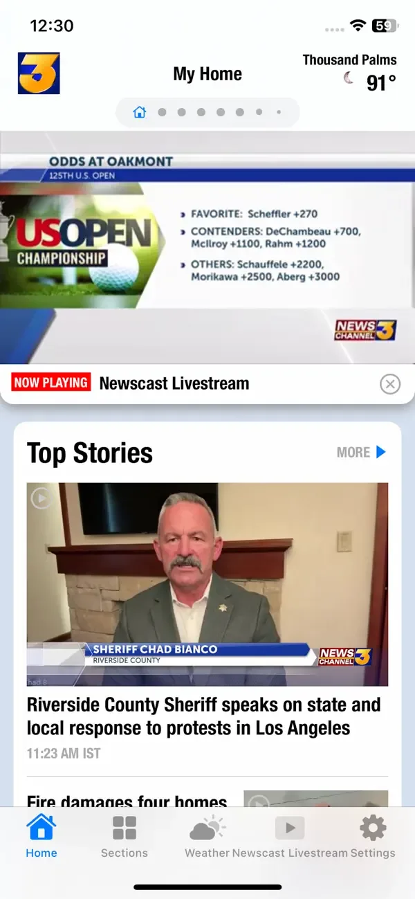 KESQ Palm Springs News screenshot 1