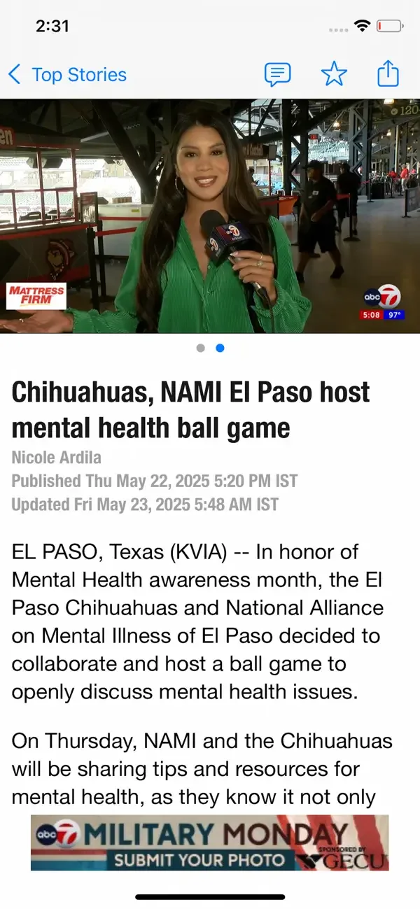 KVIA ABC7 El Paso News screenshot 2