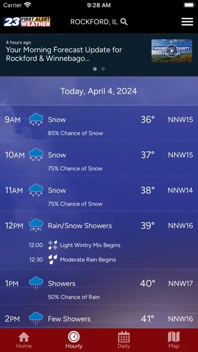 WIFR Weather screenshot 2