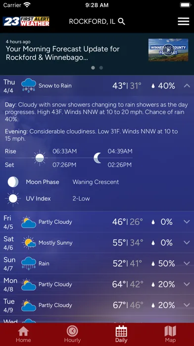 WIFR Weather screenshot 3