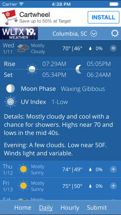 WLTX Weather screenshot 2
