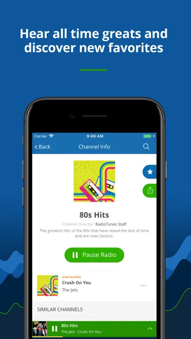 Radio Tunes - great music 24/7 screenshot 2