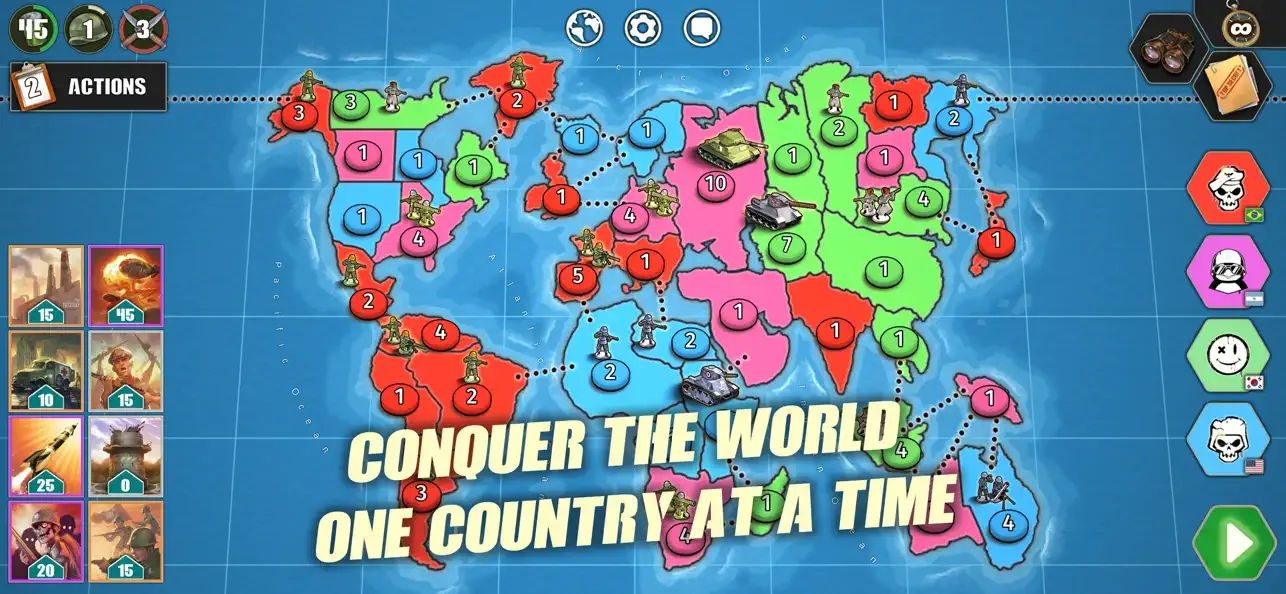 Risk of war - Wartime Glory screenshot 1