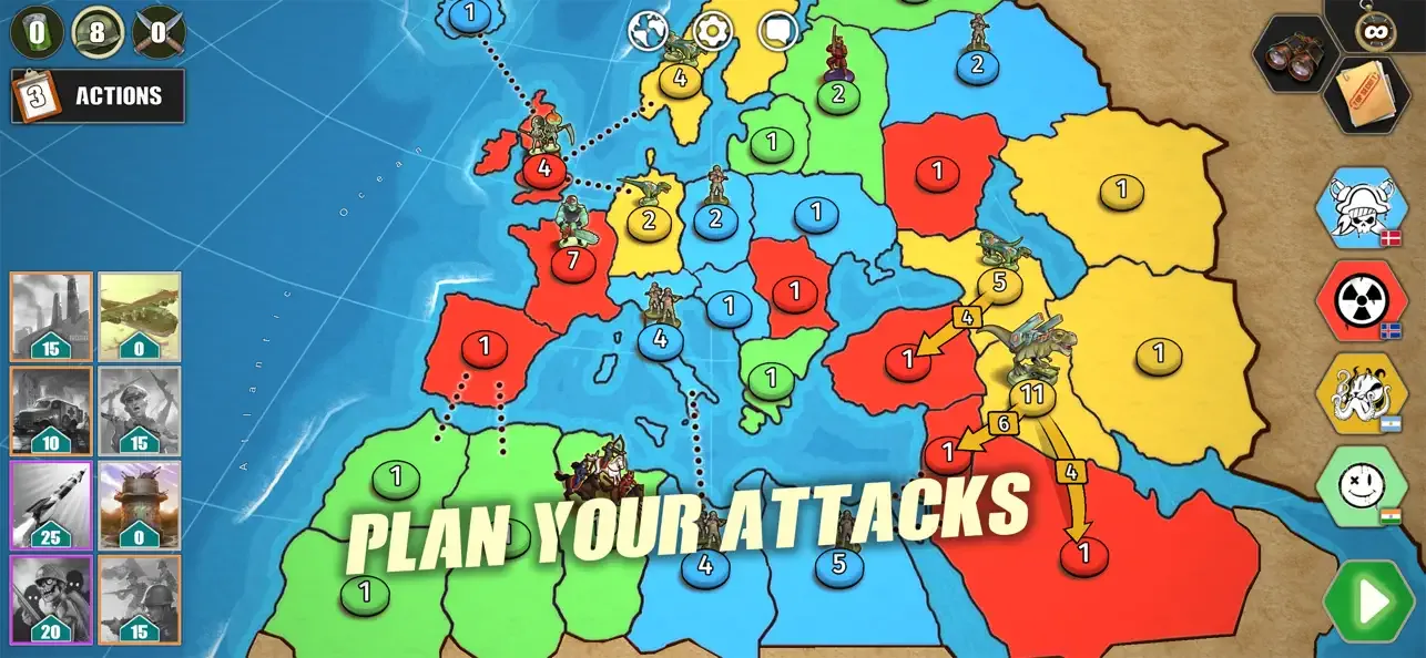 Risk of war - Wartime Glory screenshot 2