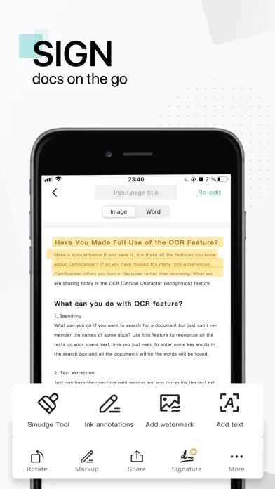 CamScanner + | OCR Scanner screenshot 4
