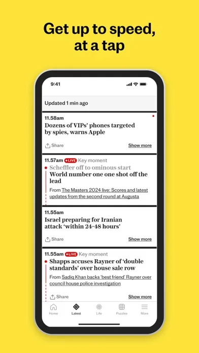 The Telegraph: UK & World News screenshot 2