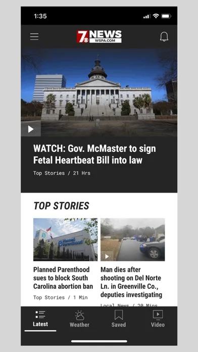 WSPA 7News screenshot 1