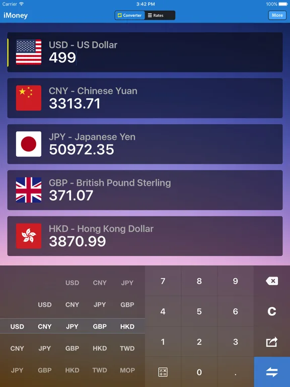 iMoney · Currency Converter screenshot 3